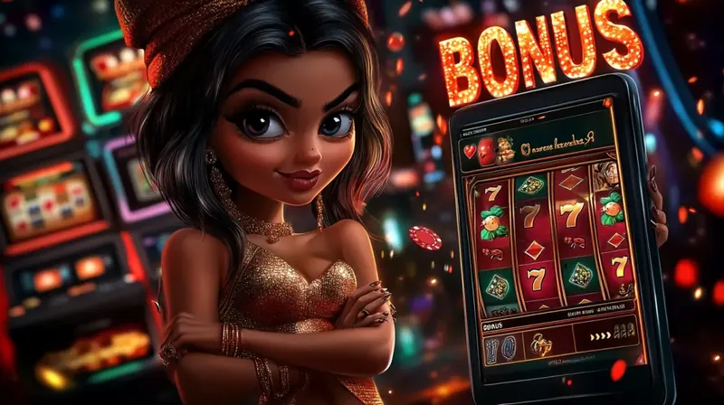 An elegant woman in a strapless red dress is surrounded by a shower of glowing gold coins with Bitcoin symbols, against a fiery, sparkling background.