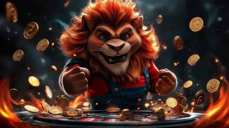 A woman with long dark hair stands next to a large, colorful Crazy Time prize wheel, representing the fun and excitement of live casino game shows.